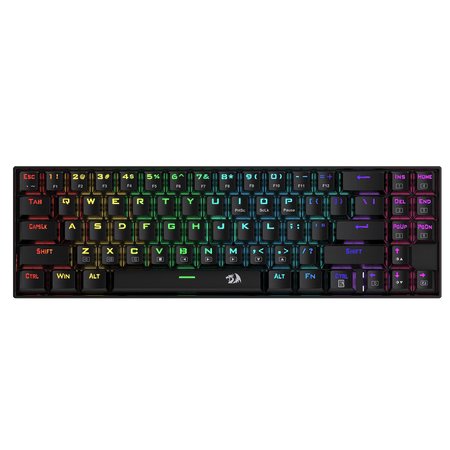 Redragon Deimos Teclado 70% Mecánico Gaming Rgb Negro