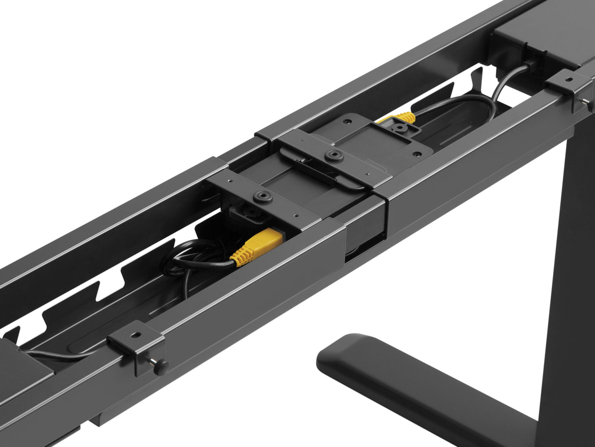 Mesa Equip Electrica Ergonomica Negra Sin Tablero