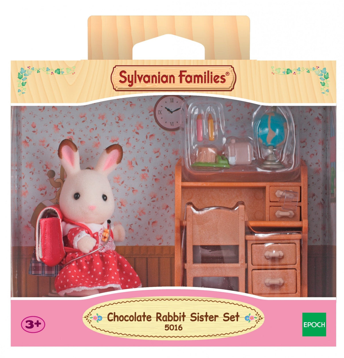 Epoch Sylvanian Families - Schokoladenhasen Schwester Escritorio Set 5016