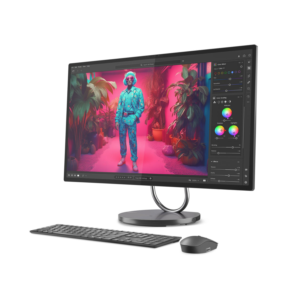 EAN 198156674203 - Lenovo Yoga AIO 32ILL10 Intel Core Ultra 7 258V 80 cm (31.5") 3840 x 2160 Pixeles PC todo en uno 32 GB LPD imagen 2