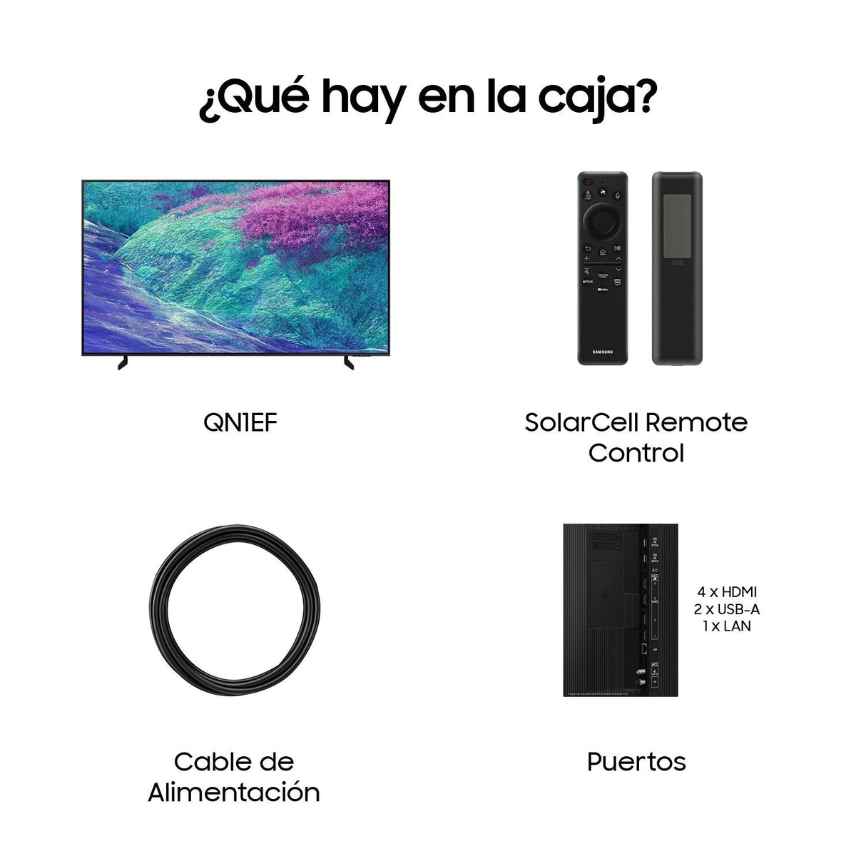 Samsung Tv 55" Neo Qled Qn1ef 4k Vision Ai Tv 2025