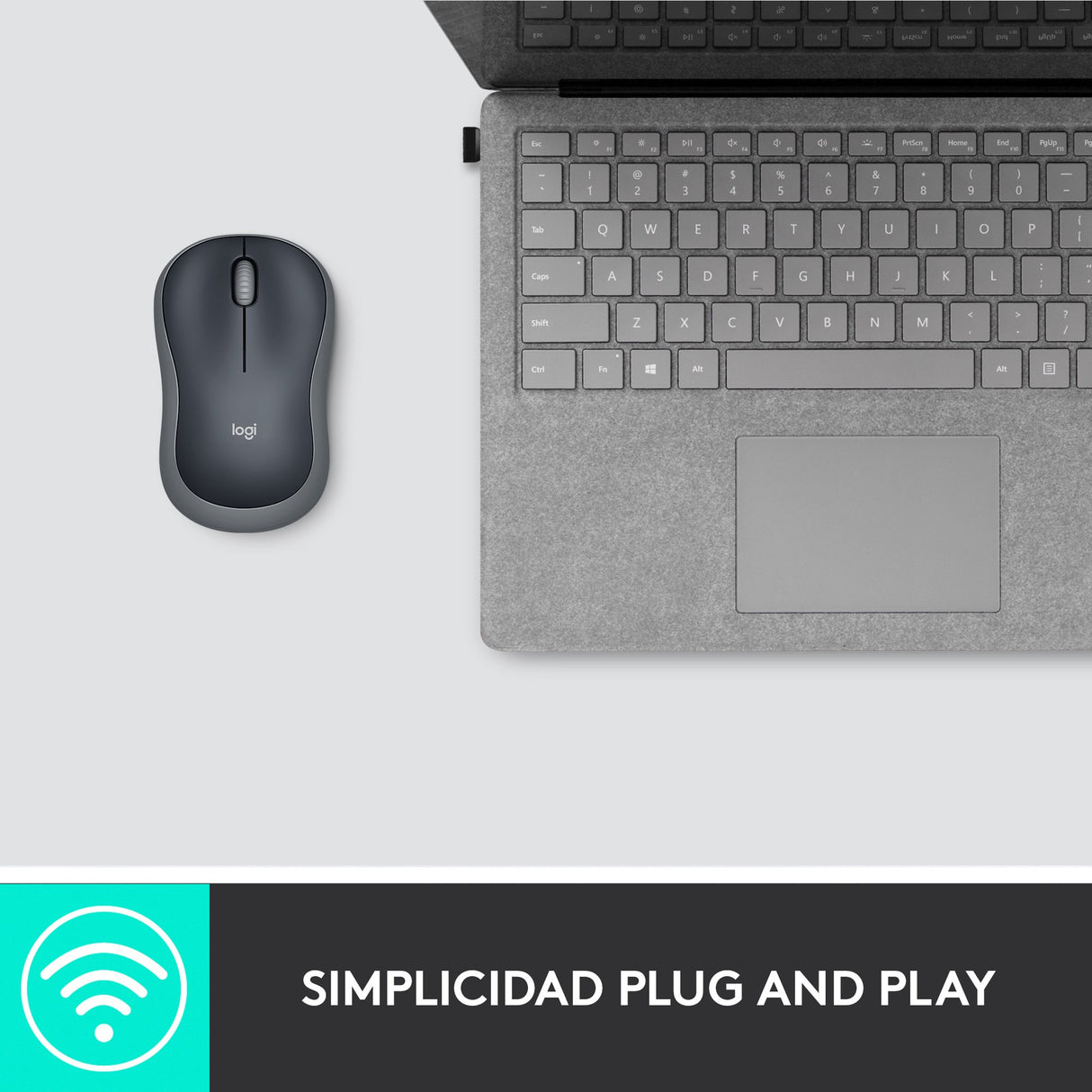 EAN 5052883525472 - Logitech 910-002235 ratón Oficina Ambidextro RF inalámbrico Óptico 1000 DPI imagen 9