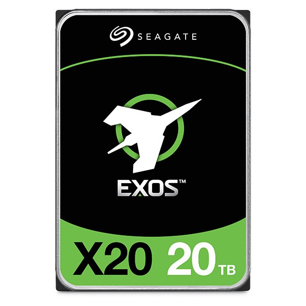 Disco Seagate Exos X20 20tb Hdd Sata 6gb/S 7200rpm 256mb Cache 3.5inch 512e/4kn