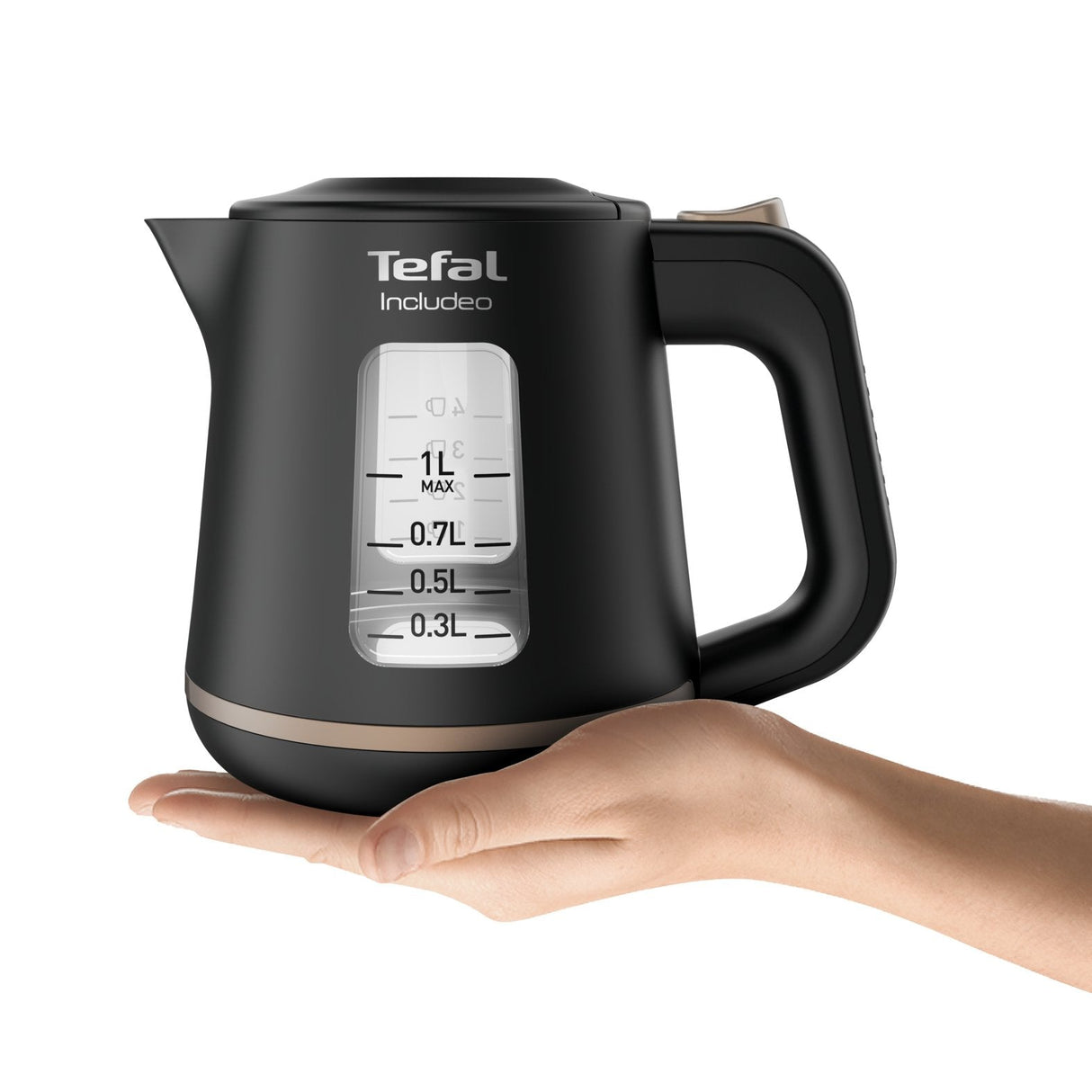 Tefal Includeo Ki5338 Tetera Eléctrica 1 L 2400 W Negro