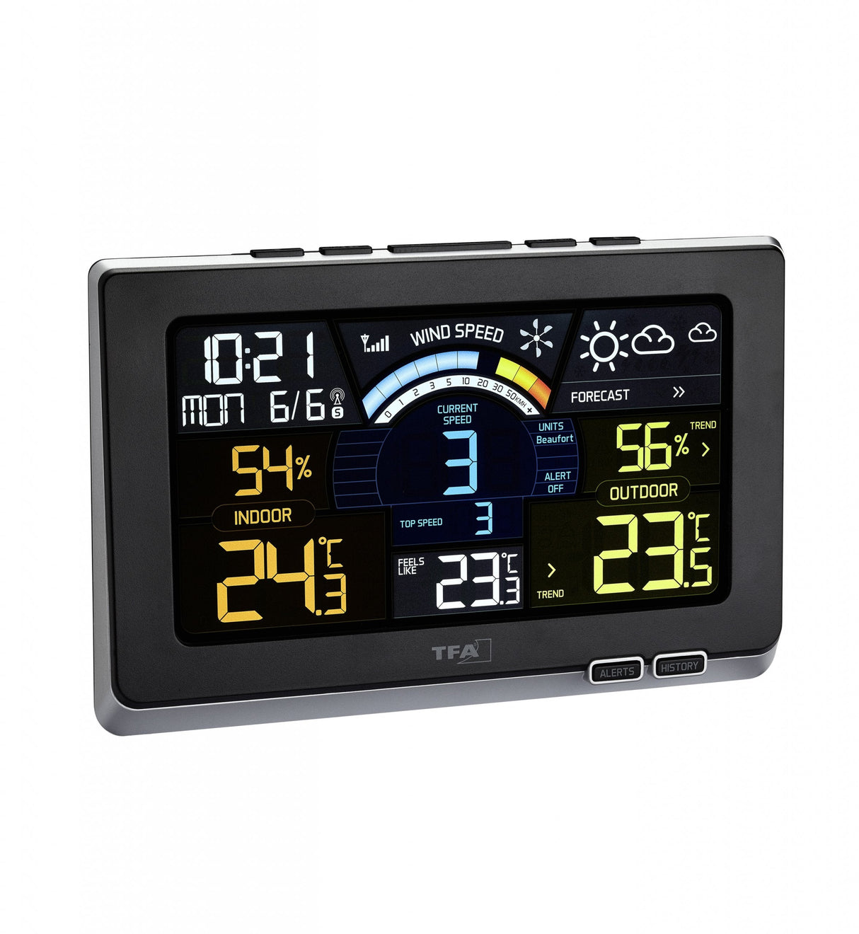 EAN 4009816029713 - TFA-Dostmann Spring Breeze Negro Batería imagen 2