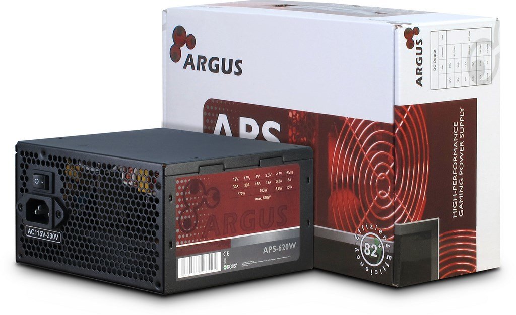 EAN 4260133126022 - Inter-Tech Argus APS unidad de fuente de alimentación 620 W 20+4 pin ATX ATX Negro imagen 3