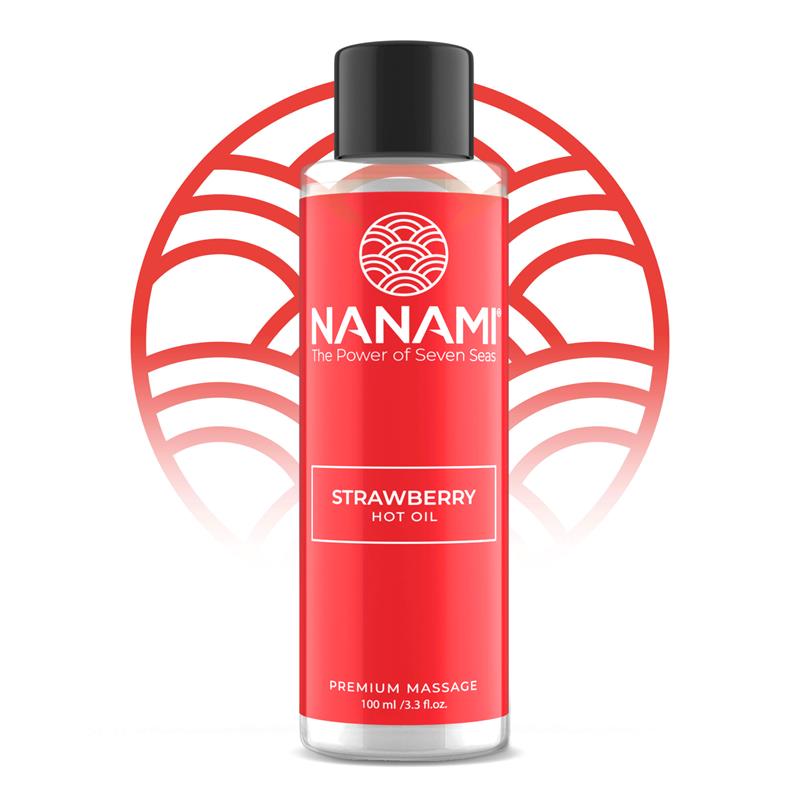 Aceite De Masaje Efecto Calor Hot Oil Aroma Fresa 100ml