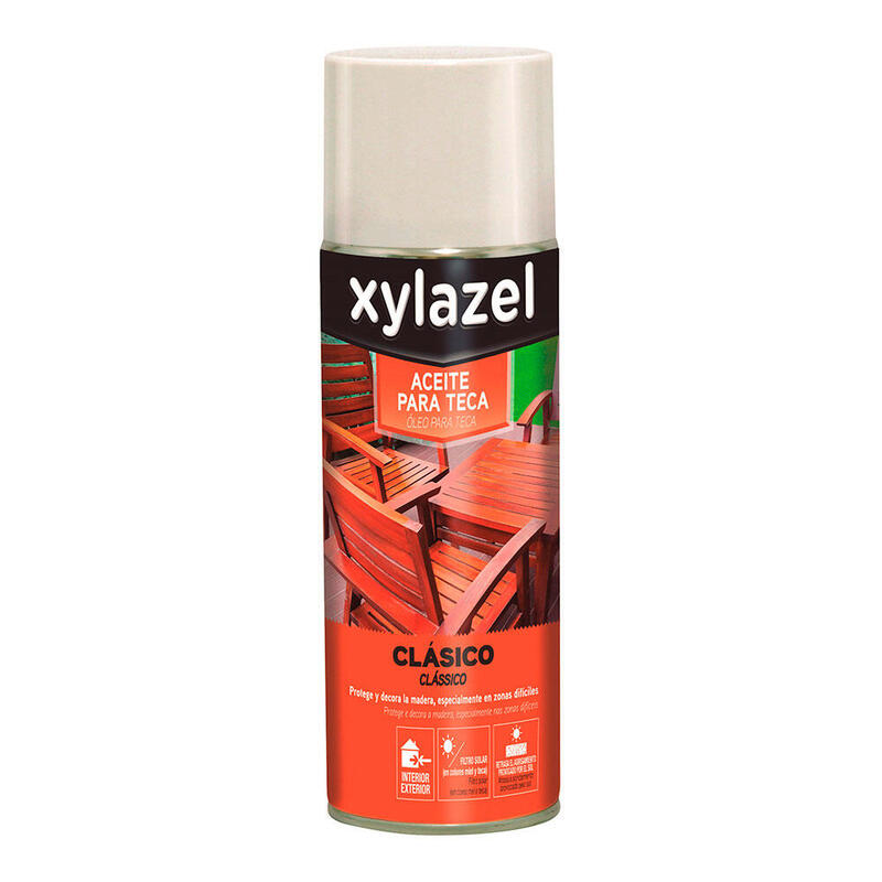 Aceite En Spray Para Teca Color Miel 400 Ml