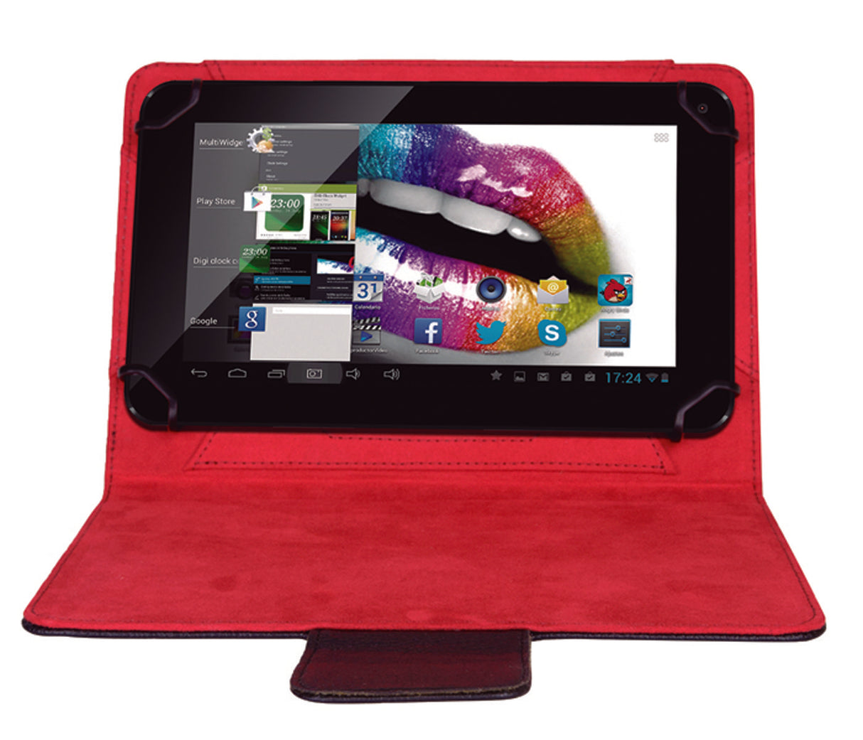 EAN 8436043195960 - Phoenix Technologies PHTABLETCASE7 funda para tablet 17,8 cm (7") Folio Negro imagen 2