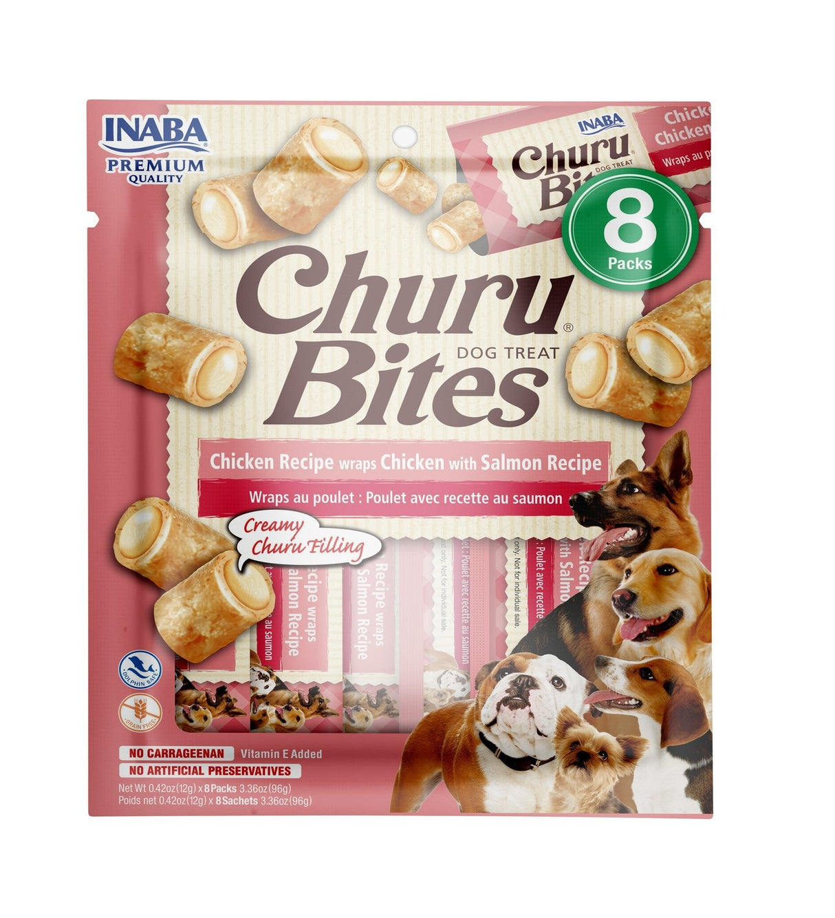 EAN 8859387701343 - Churu EUD723 premio y golosina para perro y gato Pollo, Salmón 12 g imagen 1