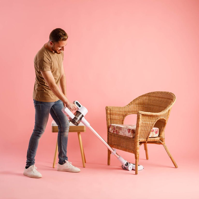 EAN 8433766481141 - Solac AE2505 Aspiradora escoba 2 en 1 Batería Secar HEPA Sin bolsa Blanco imagen 14