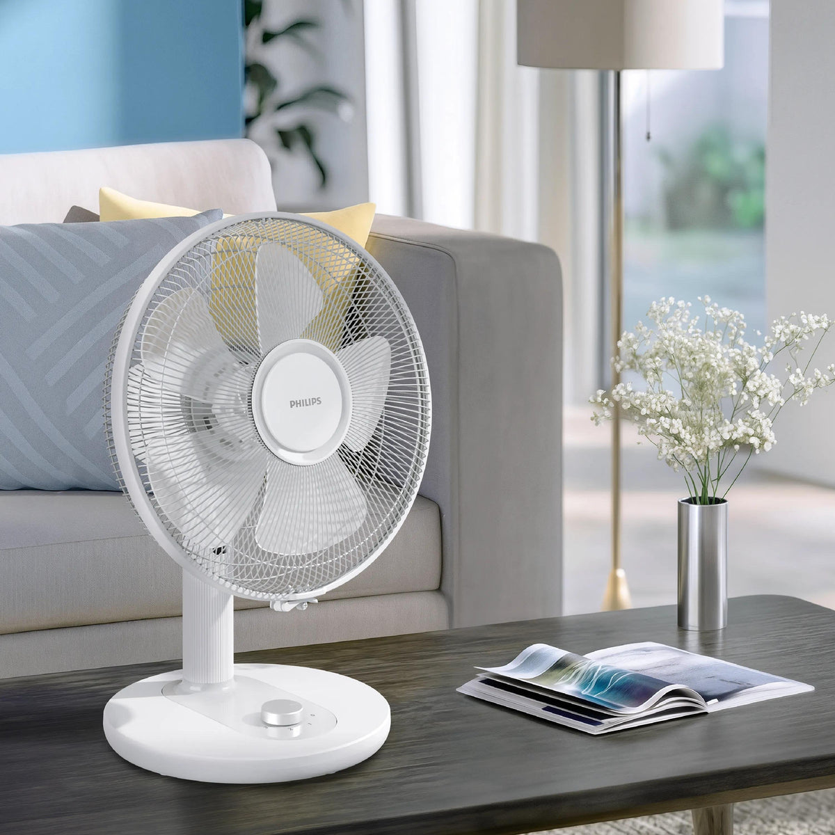 Philips 1000 Series Tischventilator Blanco