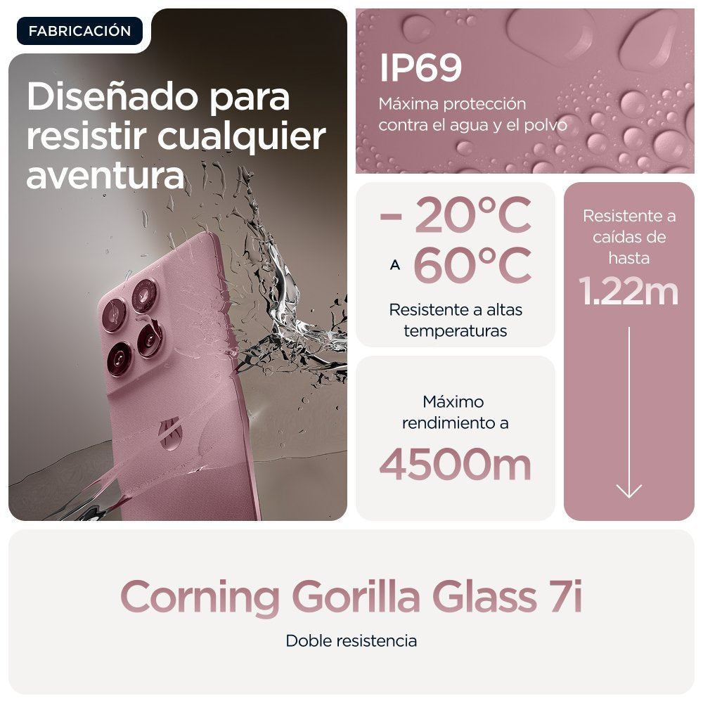 EAN 0840023297052 - Motorola edge 60 fusion 16,9 cm (6.67") SIM doble Android 15 5G USB Tipo C 8 GB 256 GB 5200 mAh Rosa imagen 17