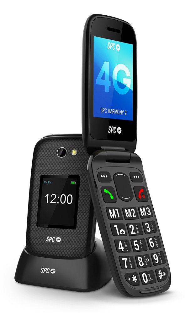 Spc Harmony 2 4g Telefono Movil Para Mayores - Teclas Grandes - Radio Fm- Boton De Sos - 3 Memorias Directas - Linterna