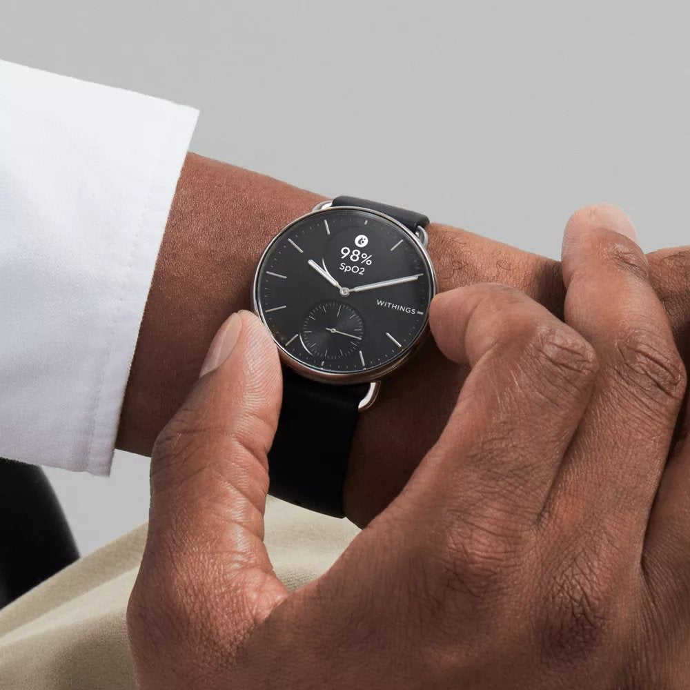EAN 3700546708275 - Withings ScanWatch 2 1,6 cm (0.63") OLED 38 mm Híbrido Acero inoxidable imagen 3