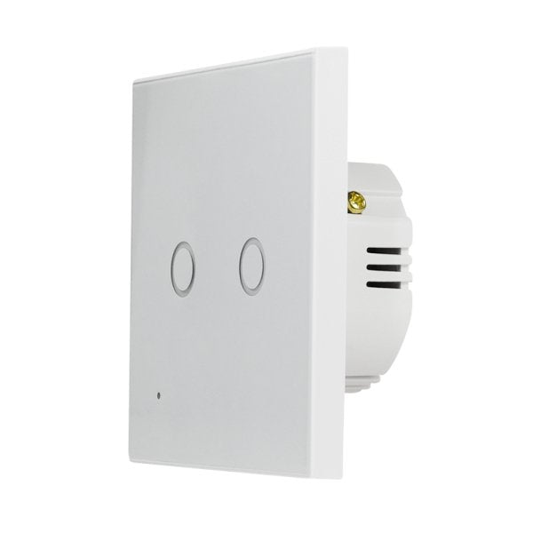 Logilink Wifi Smart Eu Light Switch, 2-Gang, Tuya Compatible