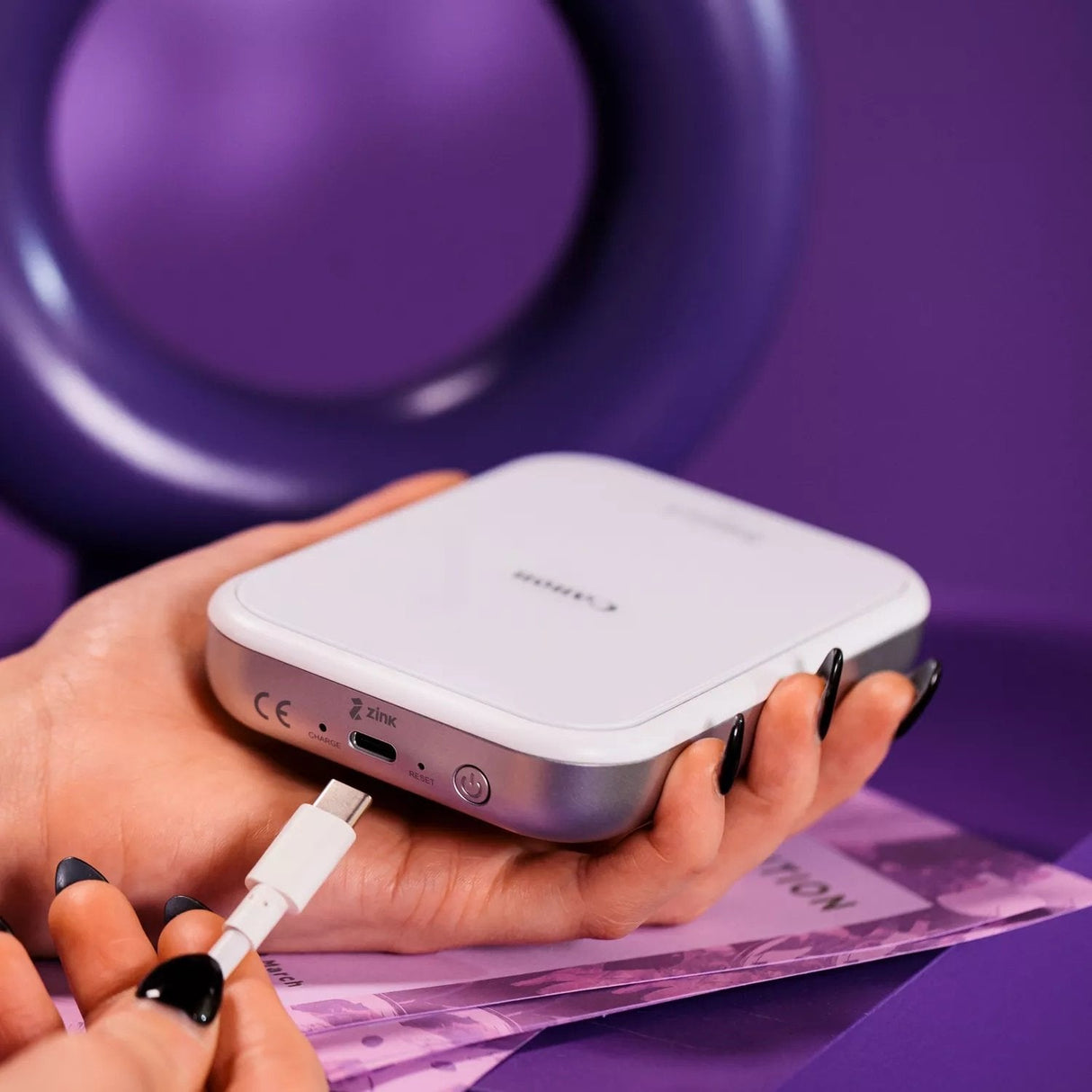 Canon Zoemini 2 Impresora De Foto Zink (Sin Tinta) 313 X 500 Dpi 2" X 3" (5x7.6 Cm)