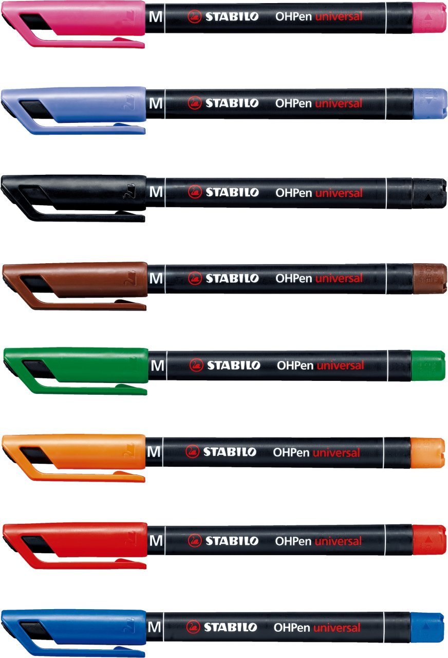 Stabilo Marcador Permanente Ohpen Universal Punta Media 1.0mm Verde