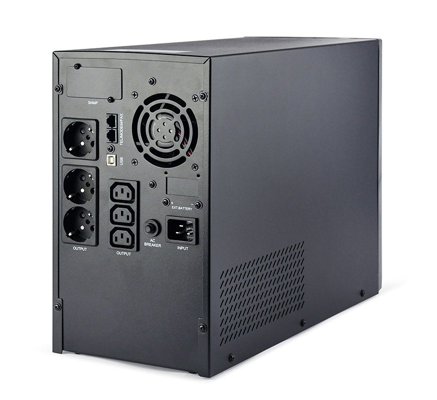 EAN 8716309124805 - Gembird EG-UPS-PS3000-02 sistema de alimentación ininterrumpida (UPS) Línea interactiva 3 kVA 2400 W 6 sa imagen 3