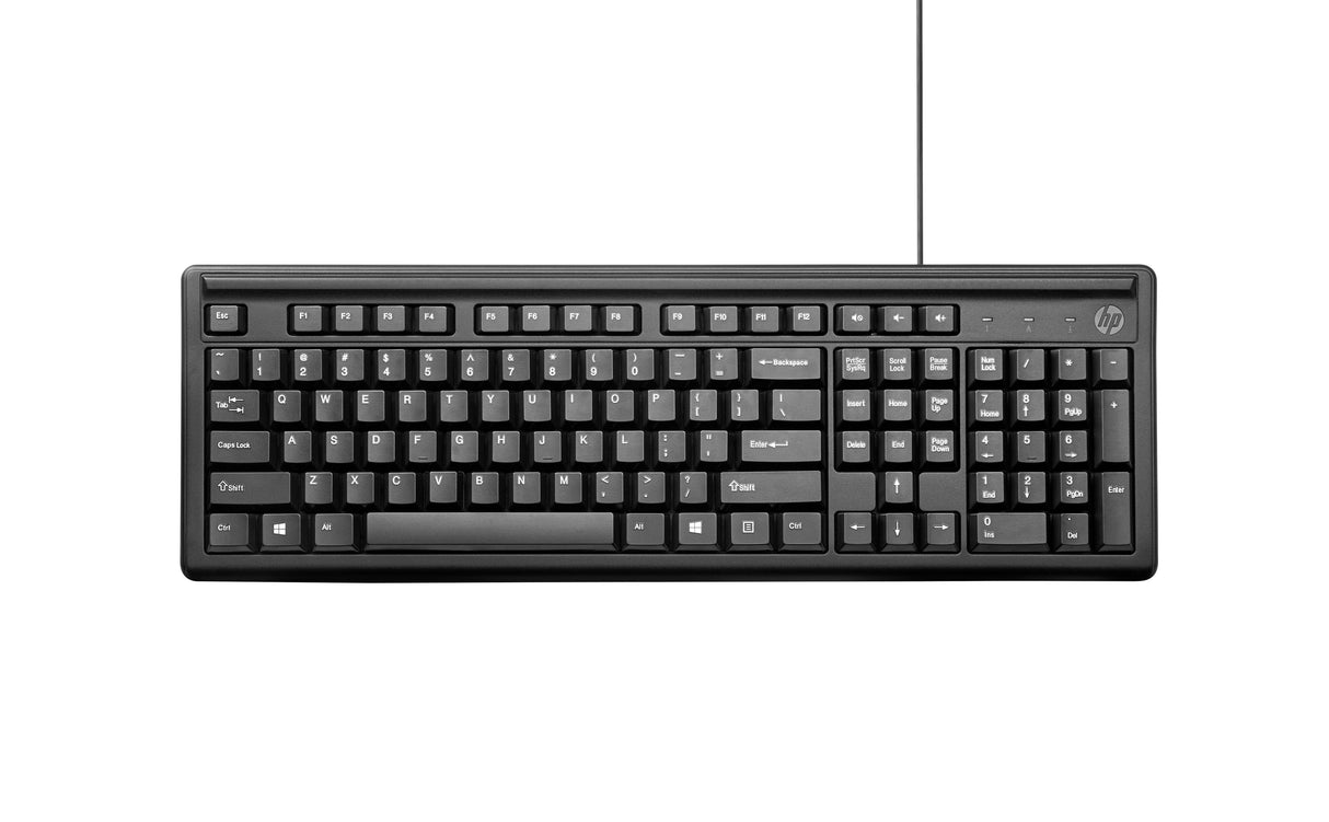EAN 0194850790577 - HP Keyboard 100 teclado Hogar USB Negro imagen 1