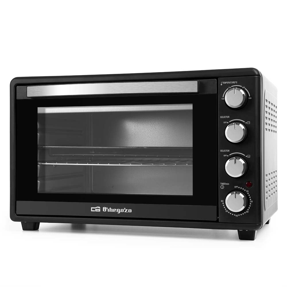 Orbegozo Ho 455 Horno De Sobremesa Multifuncion - 45l De Capacidad - 2000w De Potencia - Selector De Temperatura Hasta