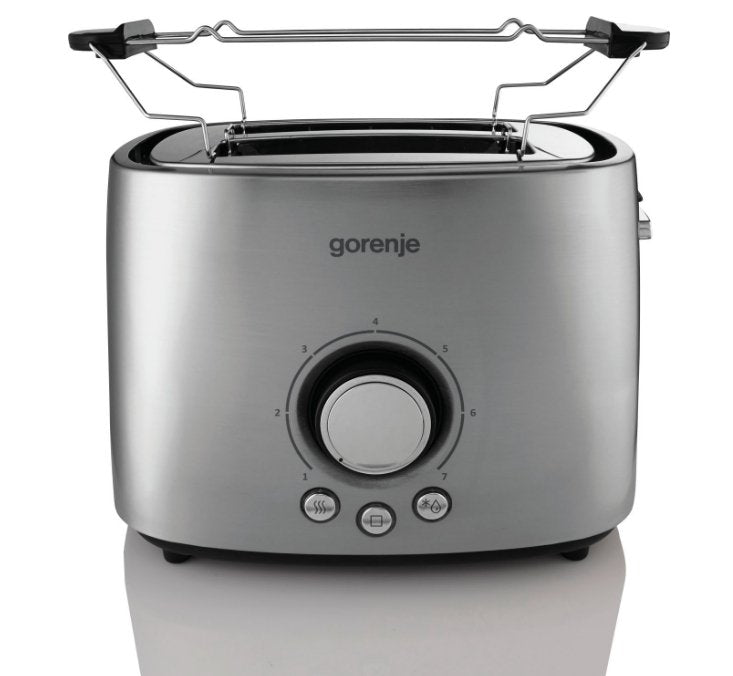 Tostadora Gorenje T1000e, Potencia 1000 W, Acero Inoxidable