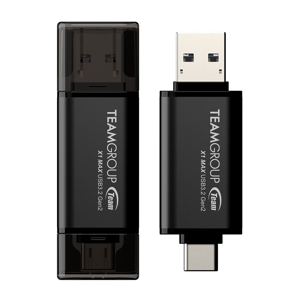 EAN 4711430803623 - Team Group X1 MAX unidad flash USB 512 GB USB Type-A / USB Type-C 3.2 Gen 2 (3.1 Gen 2) Negro imagen 2