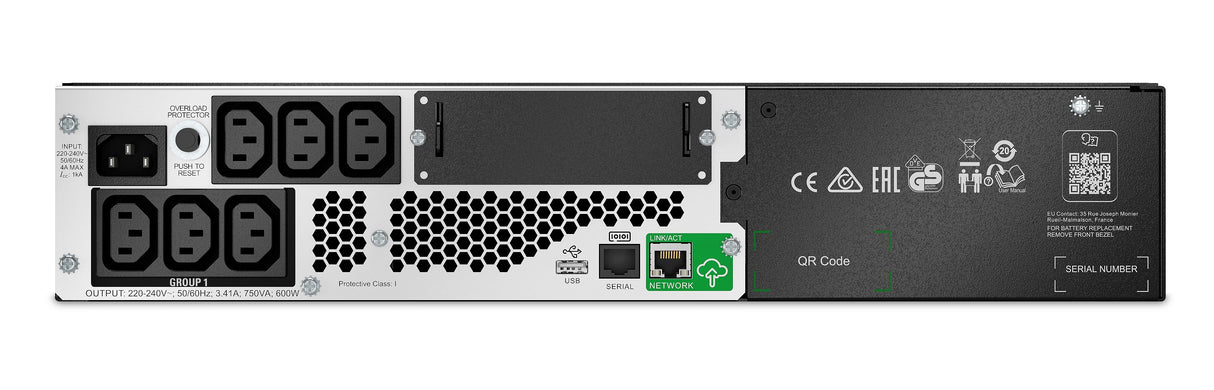 EAN 731304407966 - APC Smart-UPS Lithium Ion Short Depth 750VA 230V with SmartConnect sistema de alimentación ininterrumpida imagen 2