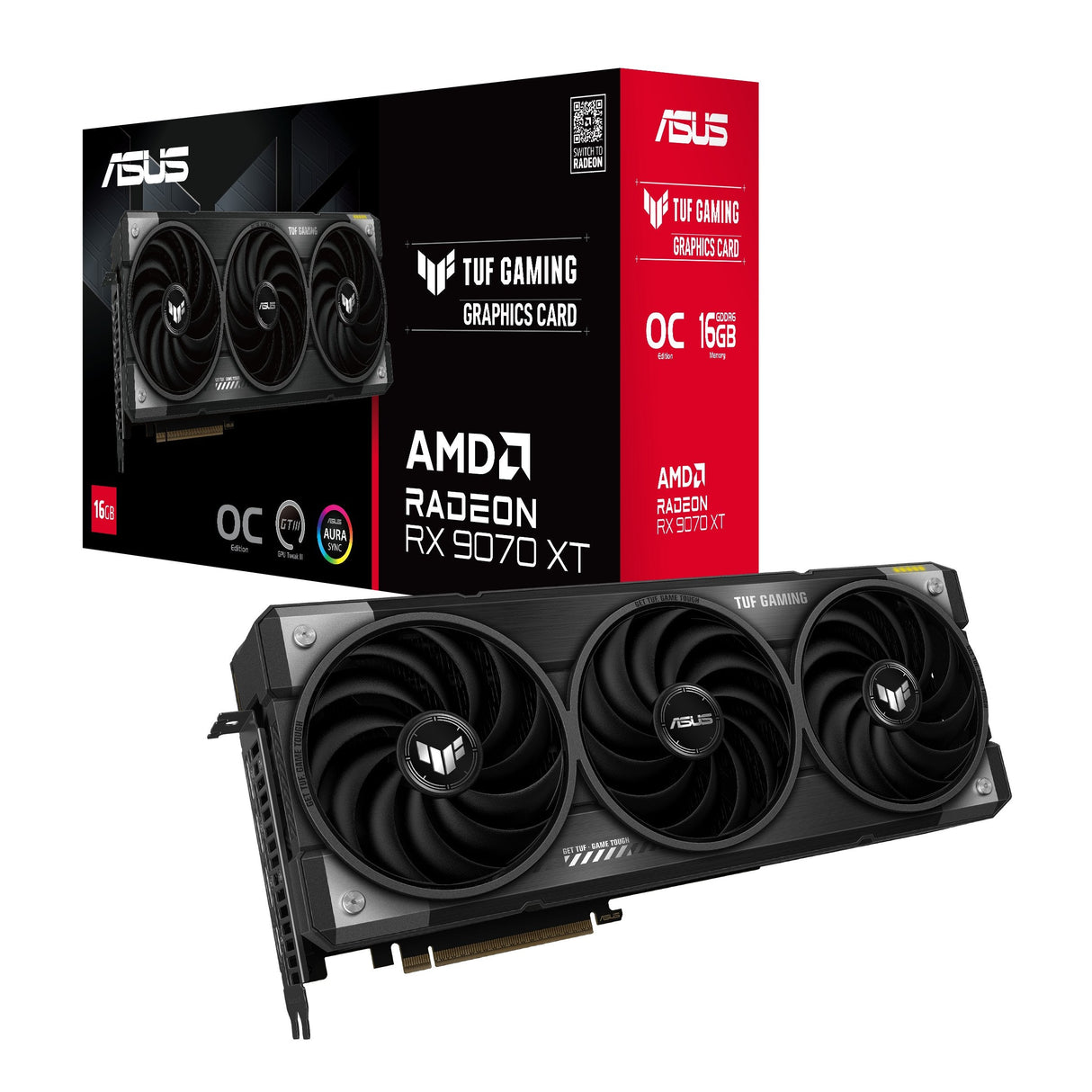 Tarjeta Grafica Asus Radeon Tuf Rx9070xt O16ggaming