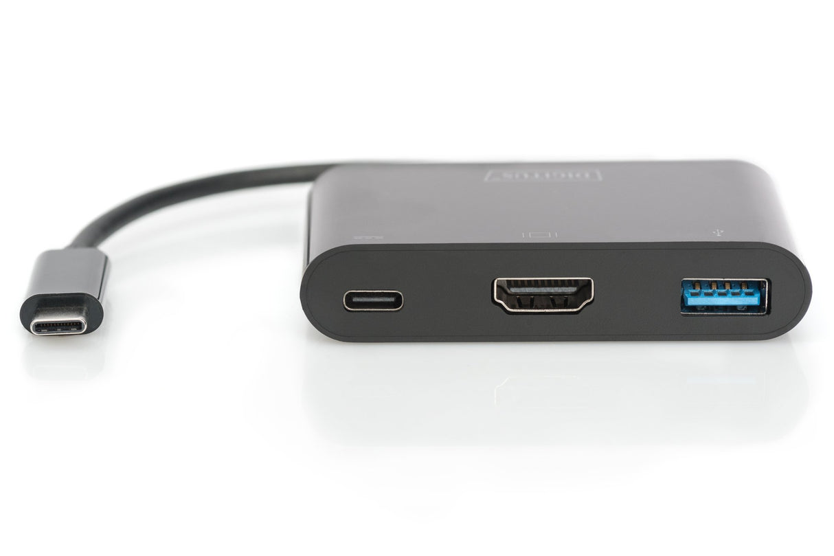 EAN 4016032447498 - Digitus DA-70855 base para portátil y replicador de puertos USB 3.2 Gen 1 (3.1 Gen 1) Type-C Negro imagen 5