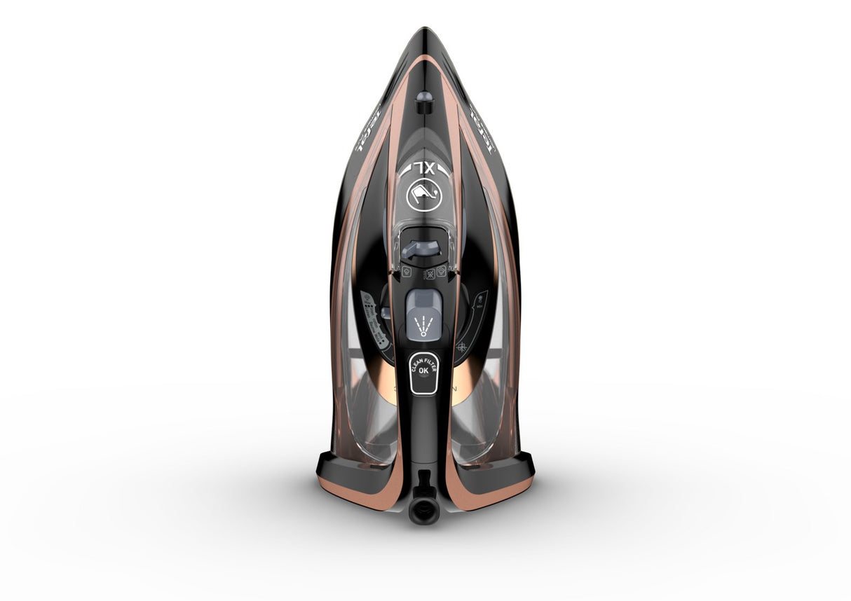 EAN 3121040069271 - Tefal Ultimate Pure FV9845 Plancha vapor-seco Suela Durilium Autoclean 3100 W Negro, Cobre imagen 4