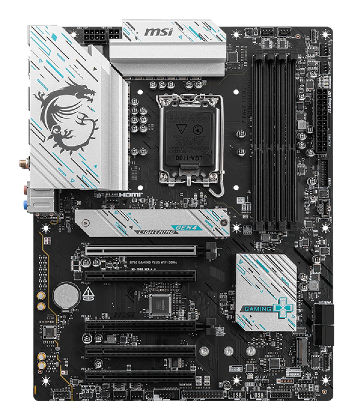 EAN 4711377247900 - MSI B760 GAMING PLUS WIFI DDR4 placa base Intel B760 LGA 1700 ATX imagen 2