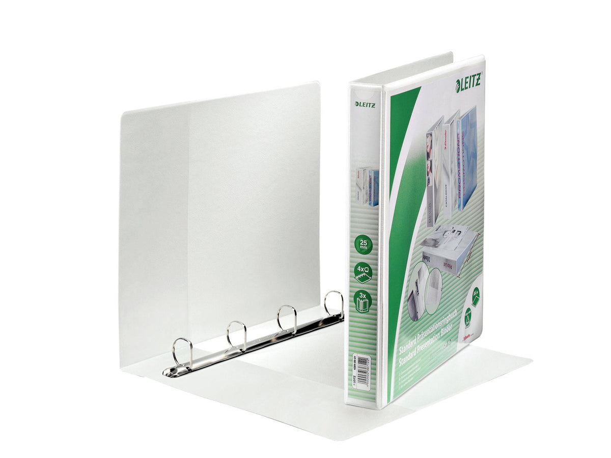Präsentationsringbücher 4-Ringe Din A4 4.4 Cm Blanco