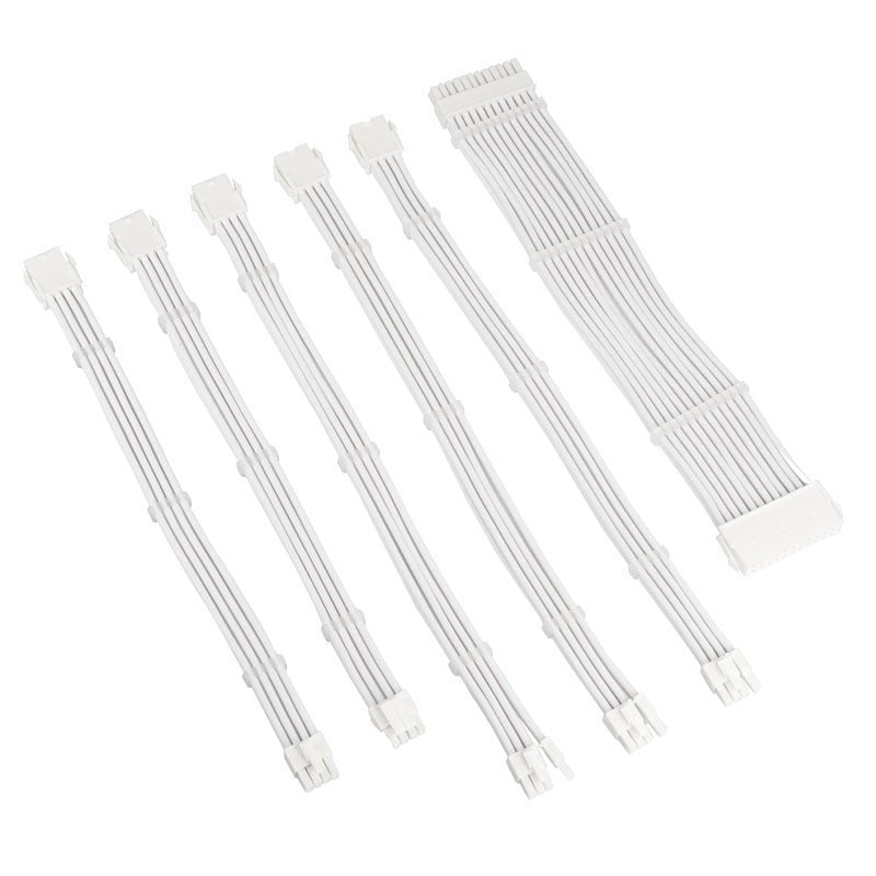 Kolink Core Adept Braided Cable Extension Kit - Blanco