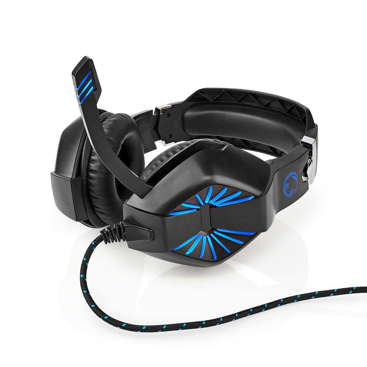 EAN 5412810411122 - Nedis GHST250BK auricular y casco Auriculares Alámbrico Diadema Juego USB tipo A Negro imagen 1