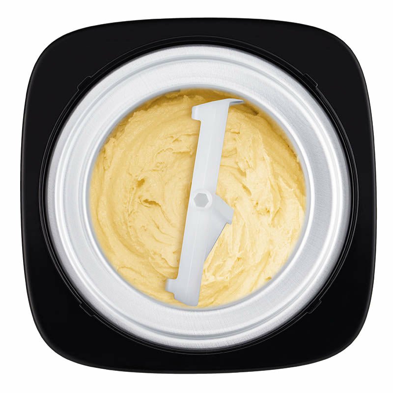 Unold 48855 Máquina Para Helados Heladera Tradicional 1,5 L Negro, Acero Inoxidable 12 W