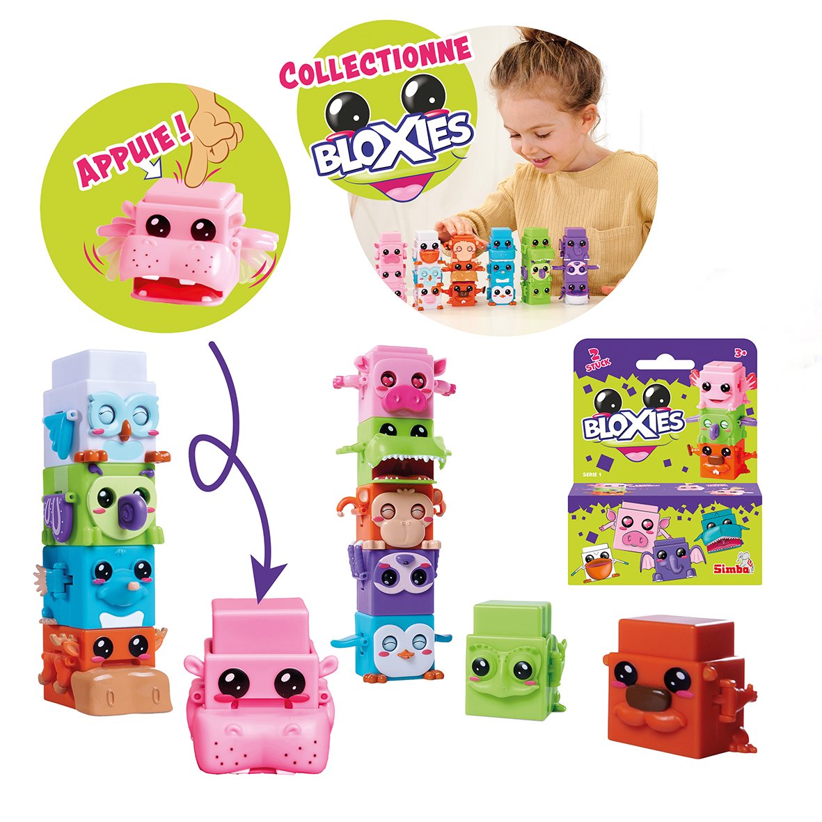 Simba Bloxies Game Figures Series 1 (2 Paquete) Artículo Ordenado, 2 Figuras 105952626