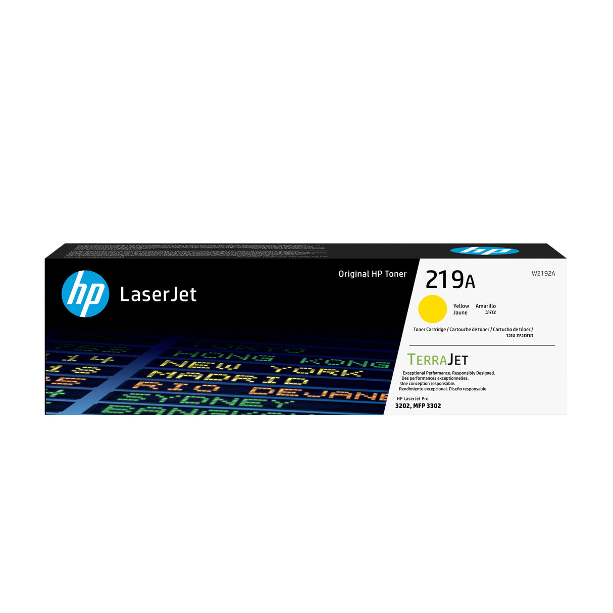 EAN 0195161016301 - HP 219A Ylw LaserJet Toner Cartridge cartucho de tóner 1 pieza(s) imagen 1