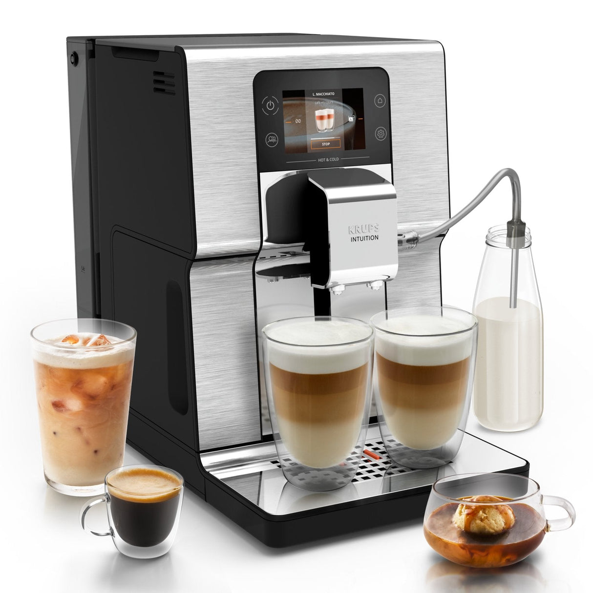 Ea879e Intuition Experience Hot&Cold Kaffeevollautomat Silber