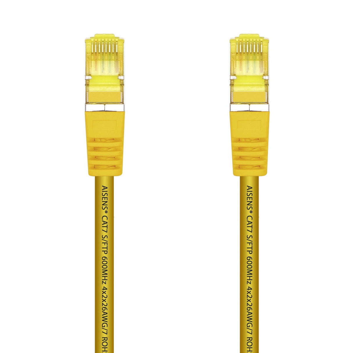 Aisens Cable De Red Rj45 Lszh Cat.7 600 Mhz S/Ftp Pimf Awg26 - 2m - Amarillo