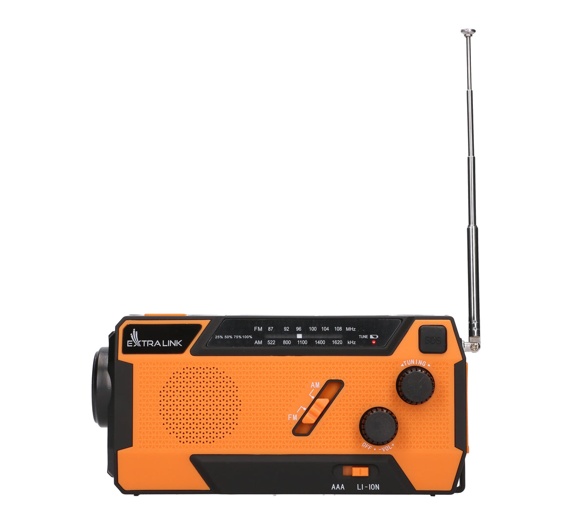 EAN 5904960293746 - Extralink RADIO AWARYJNE SOLARNE Z KORBKA DYNAMO POWERBANK 4000MAH Z LATARKA SOS SR-4000 Portátil Analógi imagen 8