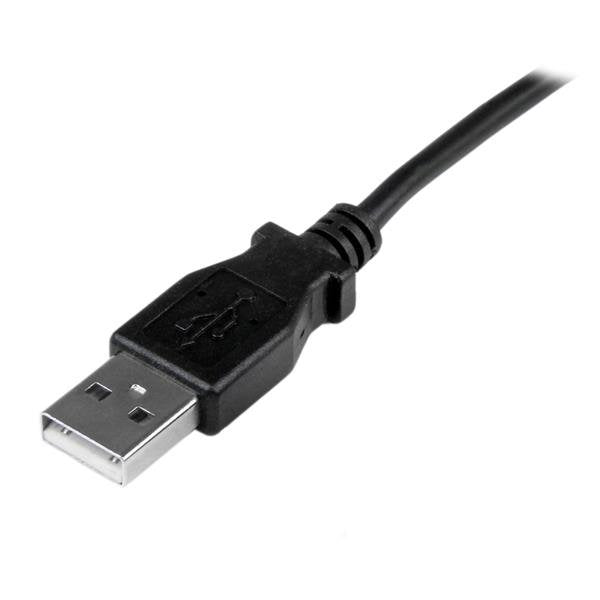Startech Cable Usb A Mini Usb Acodado En Angulo Hacia Arriba 1m Negro Usbamb1mu