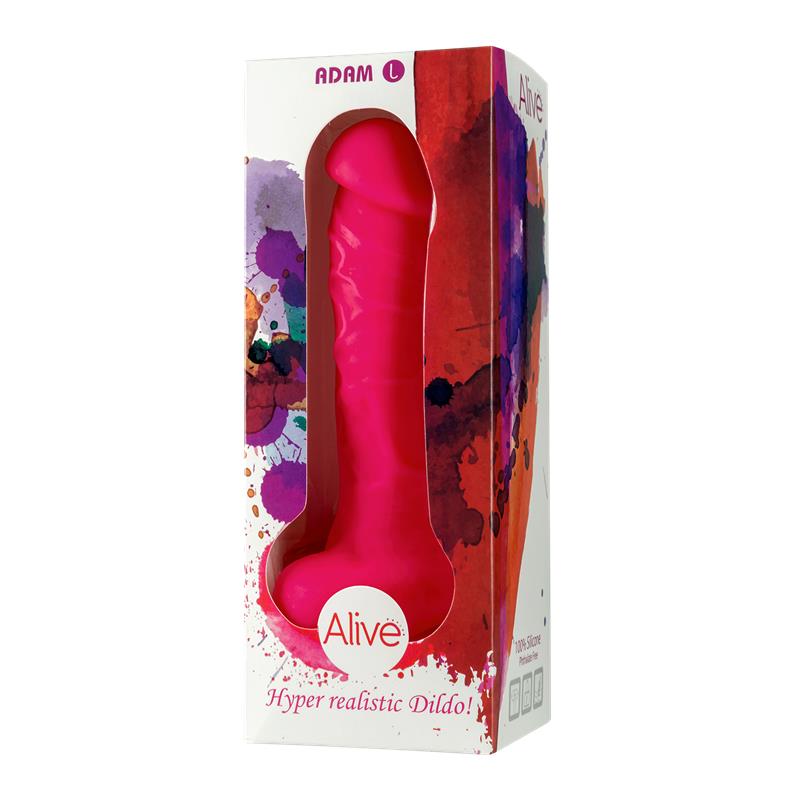 Dildo Adam L Rosa Silicona 21 Cm