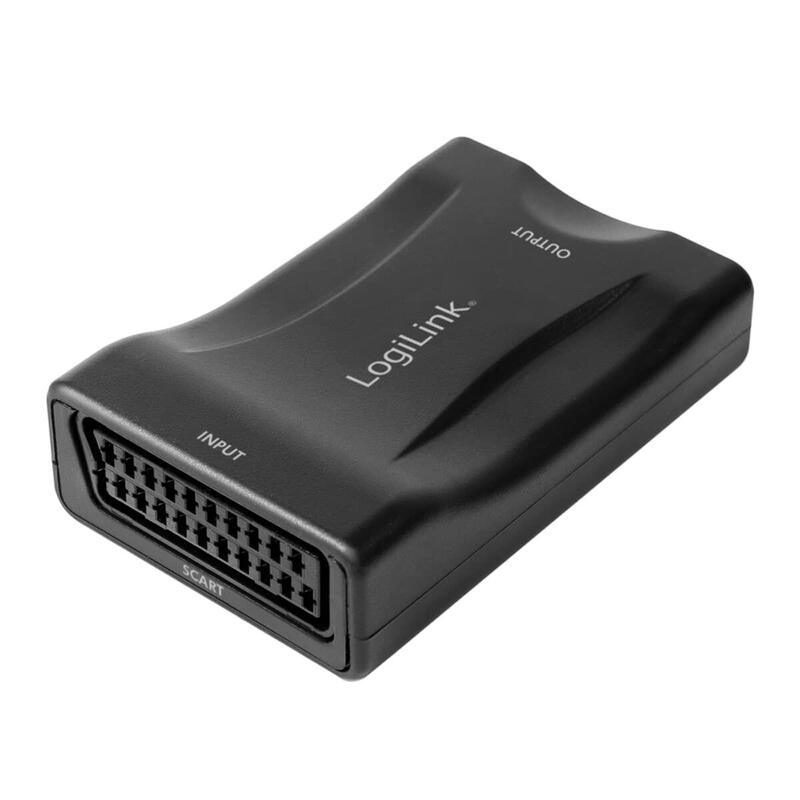 Adap Logilink Converter Scart To Hdmi Black