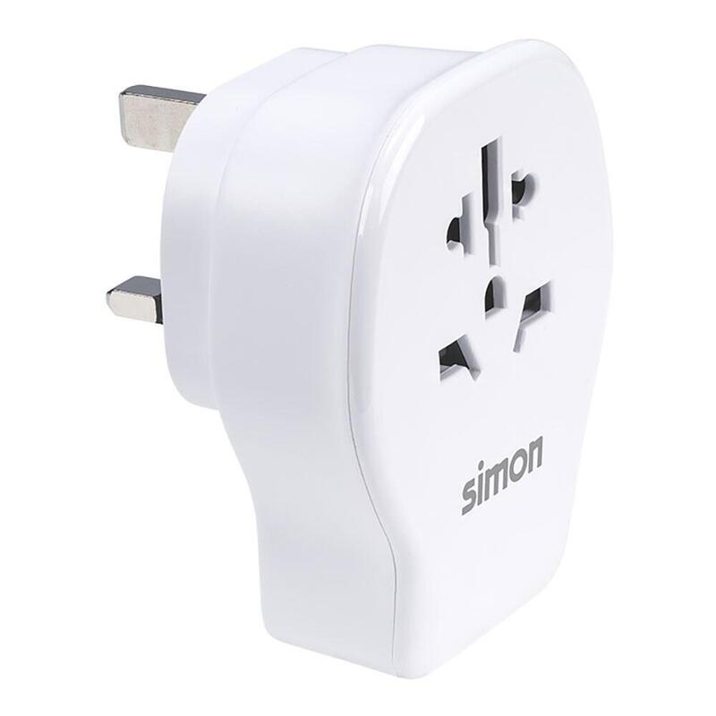 Adaptador De Viaje Universal Para Reino Unido Usb A + 2 Usb C 20 W