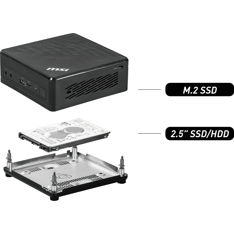 Adaptador Hdd Para Mini Ordenador Msi Cubi N 8gl Ms B17111 Negro