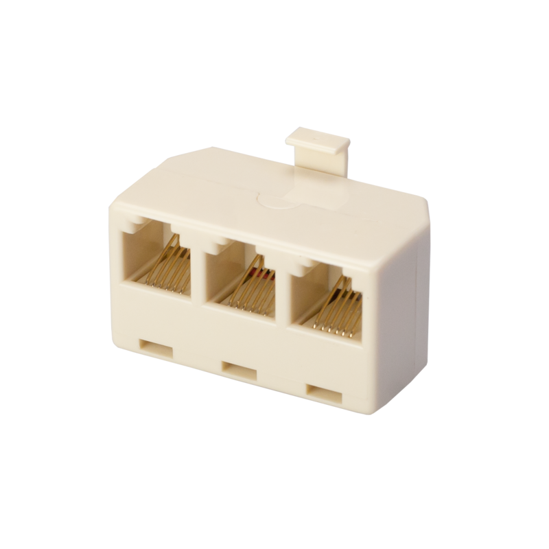 Adaptador Telefonico 1m-3h 6 Vias Rj12