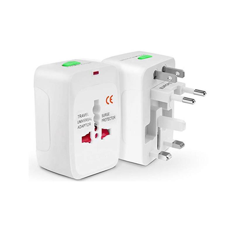 Adaptador Universal De Viaje Us/Au/Uk/Eu