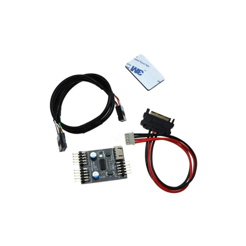 Adaptador Usb 9 Pin A 1 O 2 Usb 2.0 30 Cm Tooq 2 X Usb 9 Pines A 1 X Usb 9 Pines/ Alimentación 5v Sata