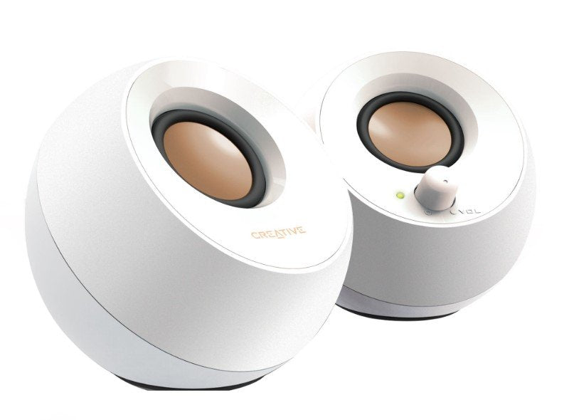 Creative Altavoces Pebble 2.0 Usb Blanco Pma C
